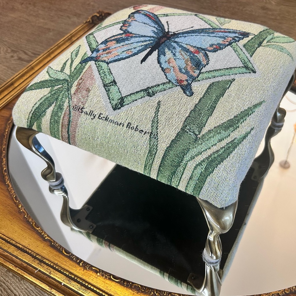 Vintage sally ECKMAN Roberts butterfly stool.
